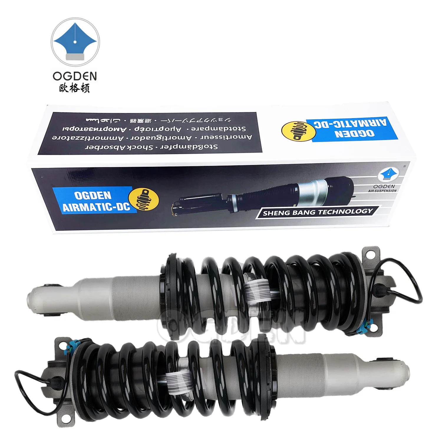 OGDEN 2PCS front left+right air suspension shock absorber assembly, electric Ferrari 430 F430 213396