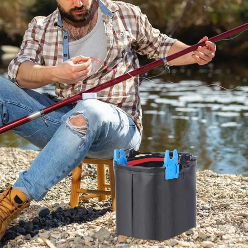 Ice Fishing Bucket Rod Holders Safe Fishing Pole Racks Portable Compact Fishing Rod Racks For Fishing Enthusiast And Beginners