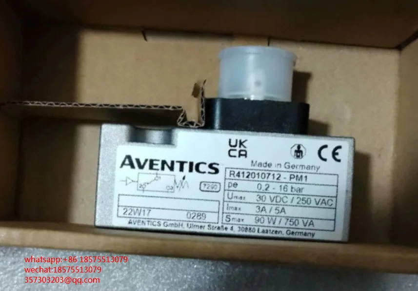 

For AVENTICS R412010712-PM1 Pressure Sensor Brand New 1 PIECE