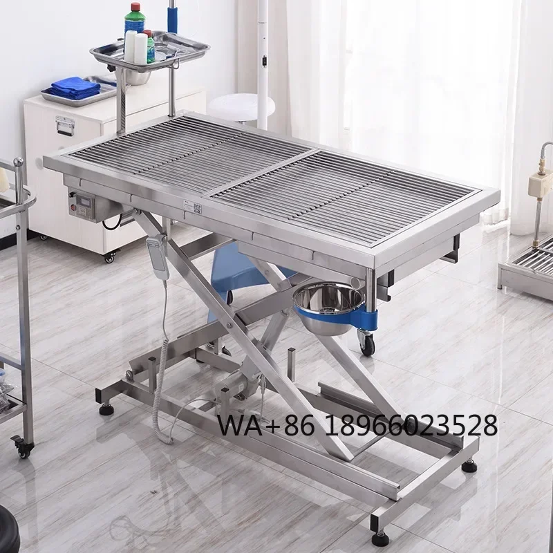 

Electricity Operation Table Vet Surgical Operation Veterinary Equipment Mobile Animal Lift Veterinary Operating Table