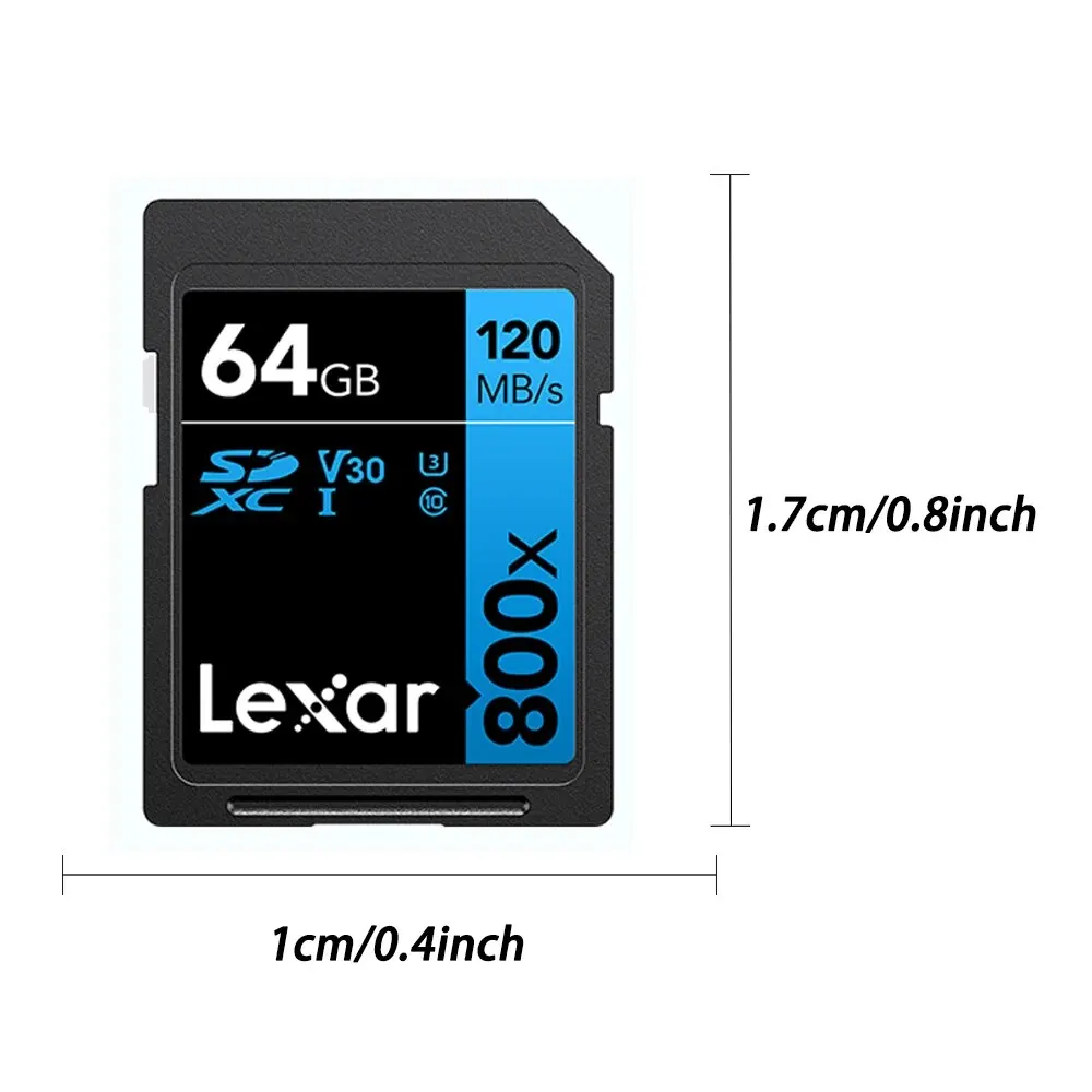 Lexar SD Card 256GB Flash Memory Card 32GB 64GB 128GB Card SD U1 U3 4K V30 Microsd SD Cards for Camera Computer Digital Product