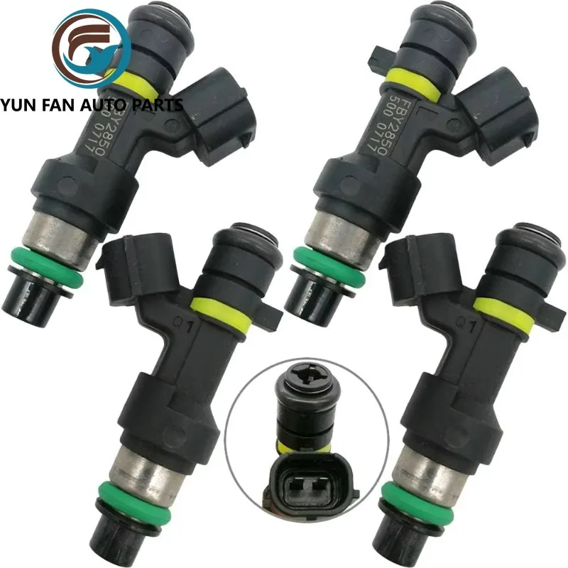 4 PCS Fuel Injectors For NISSAN TIIDA Hatchback 2007-2013 OEM 16600-EN200 FBY2850