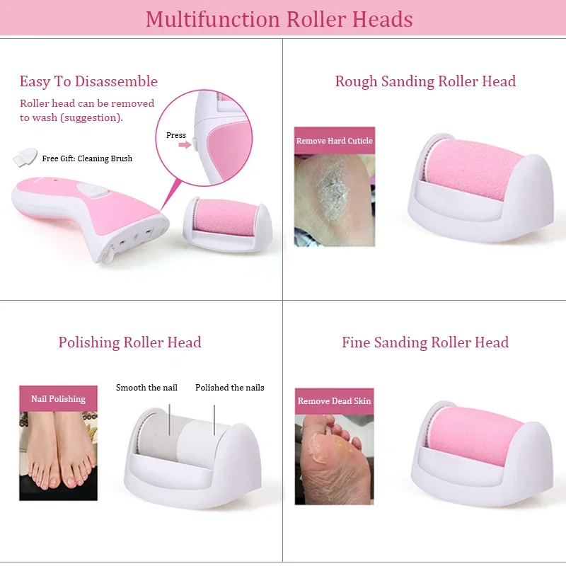 Electric Pedicure Foot Care Tool Files Pedicure Callus Remover Rechargeable Sawing File For Feet Dead Skin Callus Peel Remover