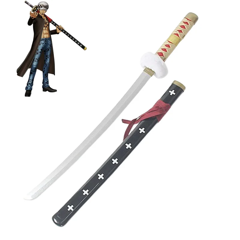 

Role Play Trafalgar D Water Law 76cm Wood Assembled Katana Weapon Cosplay Anime 30inch Ghost Cry Model Sword