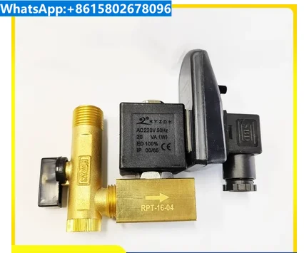 RYZDH Original Air Compressor Electronic Timing Drain Valve RPT-16 RPT-16B Automatic Drain RPT