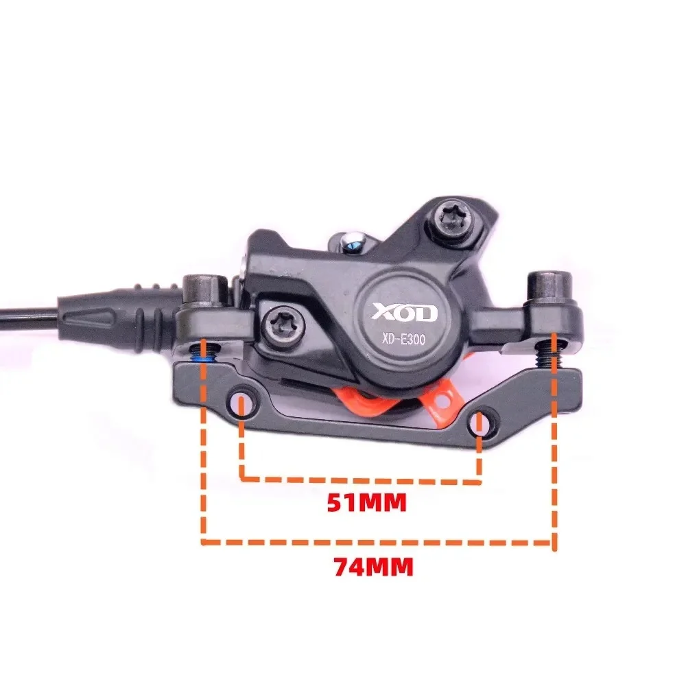 XOD E-Bike Hydraulische Scheibenbremse SM-Buchse Elektrisches Klapp-MTB-Bike Power-Off E-Brake, nicht für einen Roller geeignet. – Detail 3