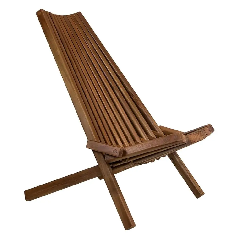 

Wooden Folding Tamarack Chairs, FSC Certified Acacia Low Profile Adirondack Chairs, Wood Folding Chair for Outdoor, Patio, Porc