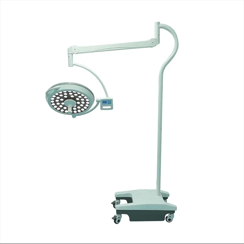 Bodenstehendes veterinärmedizinisches schattenloses Licht Deluxe Arm LED500 Operationslicht Mobiles medizinisches schattenloses Licht zu verkaufen