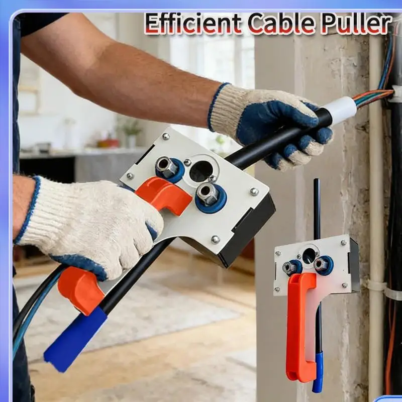 

Electrician Wire Pulling Tool Labor-Saving Cable Lead Puller High Efficiency Handheld Cable Threader for Hydroelectric Wiring