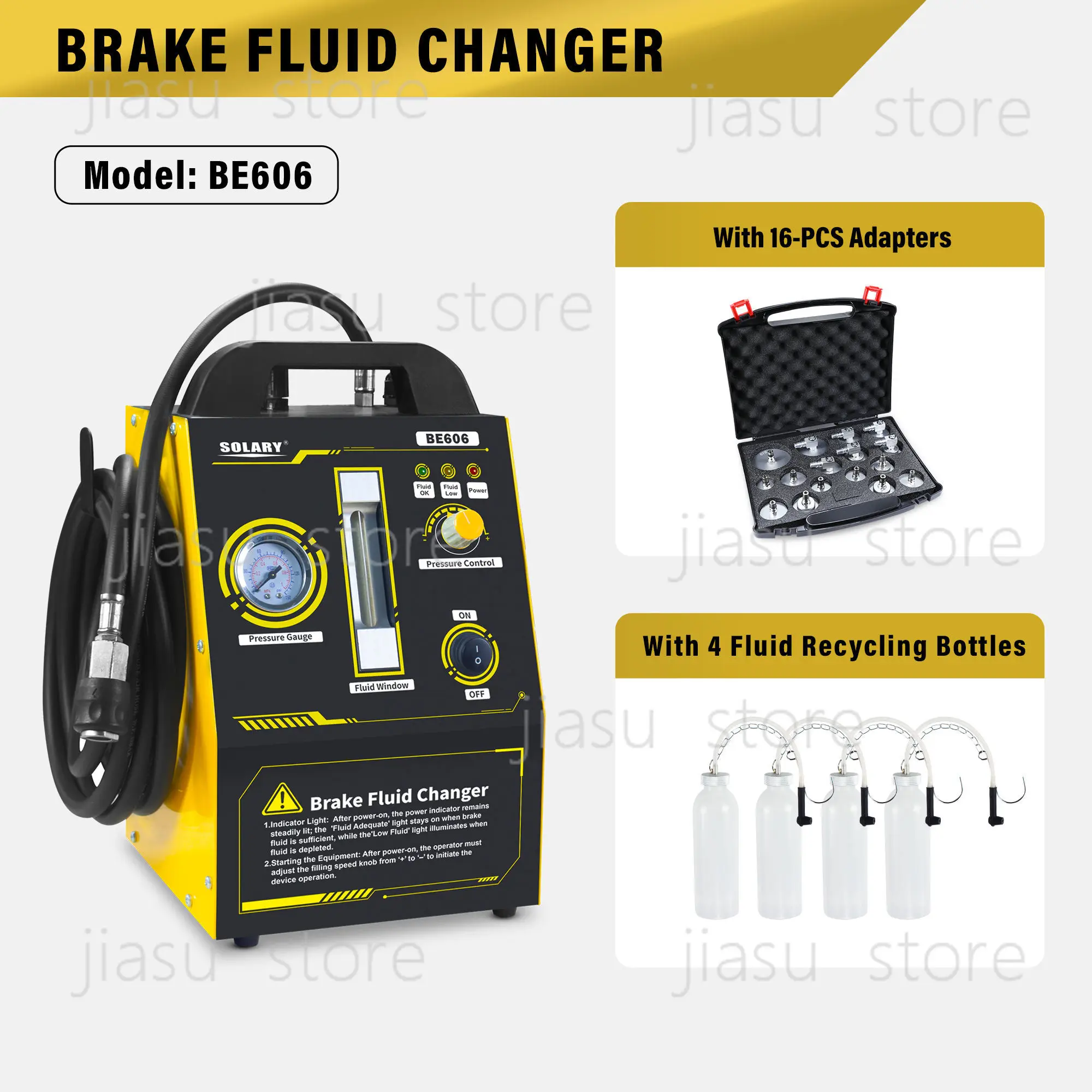 BE606 Brake Oil Change Machine Brake Fluid Changer Tool Equipment