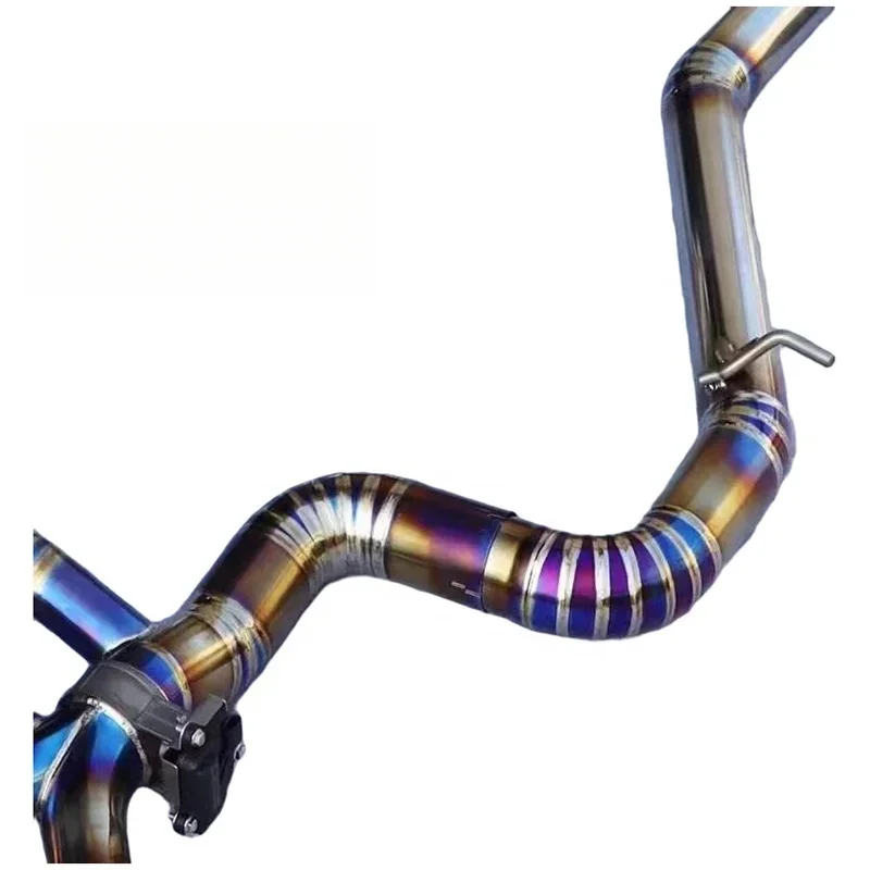 Titanium Single Mid Pipe Exhale System, High Performance Auto Accessories, BMW M3, M4, G80, G8X, 3.0T, 2021-2023