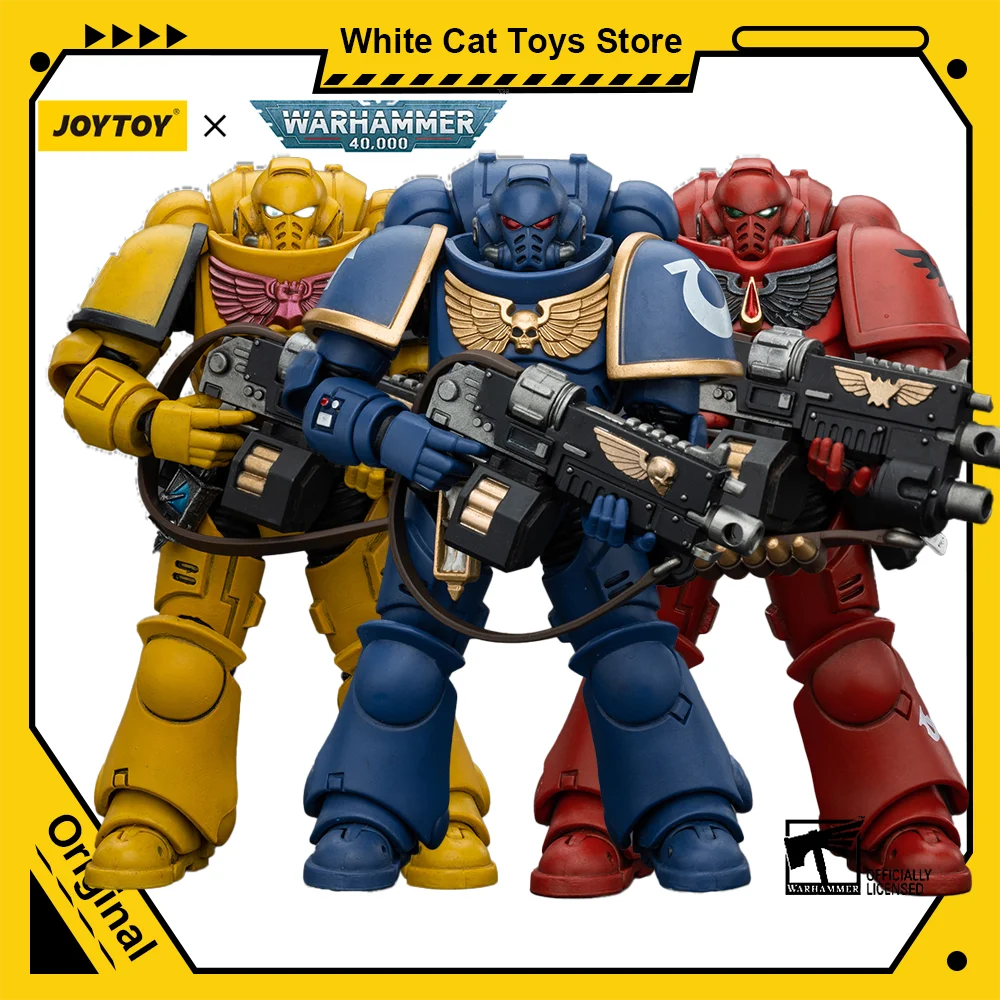 

[In-Stock]JOYTOY 1/18 Warhammer 40k Action Figure Ultramarines Blood Angels Imperial Fists Intercessors Joint Movable Model Toy