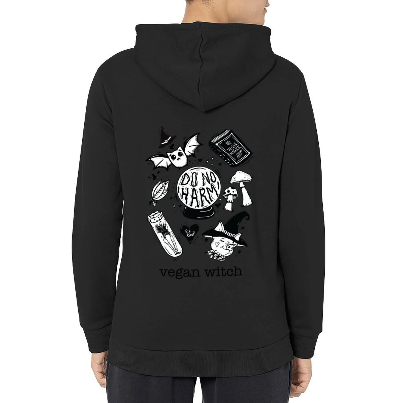 

The Vegan Witch Hoodie korean autumn clothes korean style clothes autumn clothes men's clothing hoodie streetwear