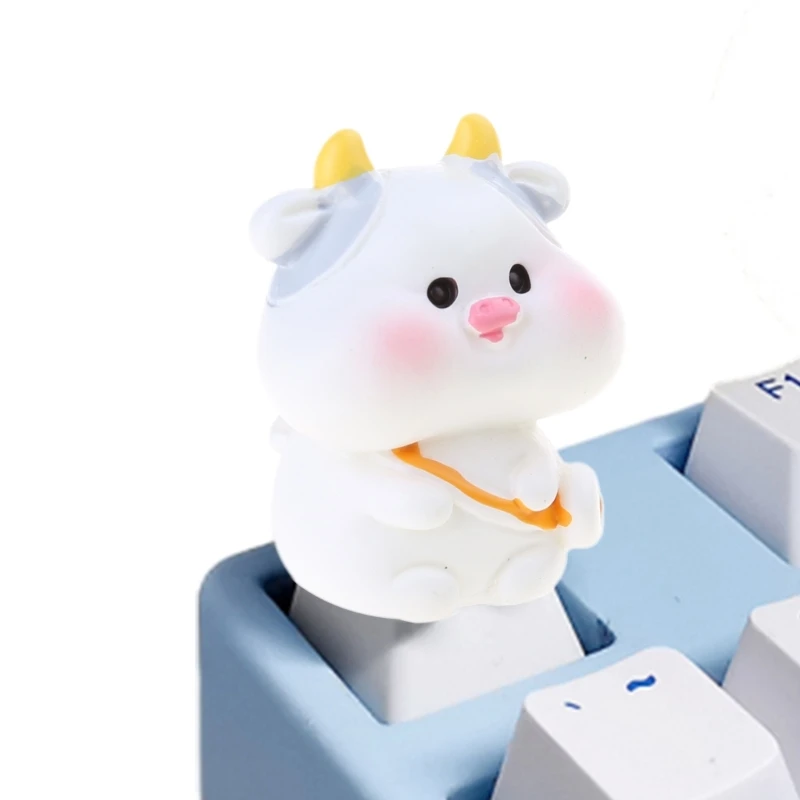 중국어 조디악 테마 기계식 키보드 장식 키캡 ABS 수지 3D 동물 키캡 1PC