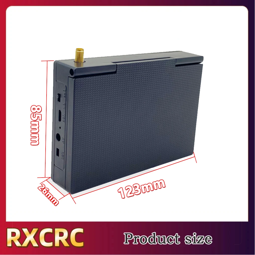 RXCRC 5.8G 56CH 4.3 Inch IPS Display screen 480x272 Auto Search FPV Monitor Build-in Battery For RC Multicopter FPV Drone Part