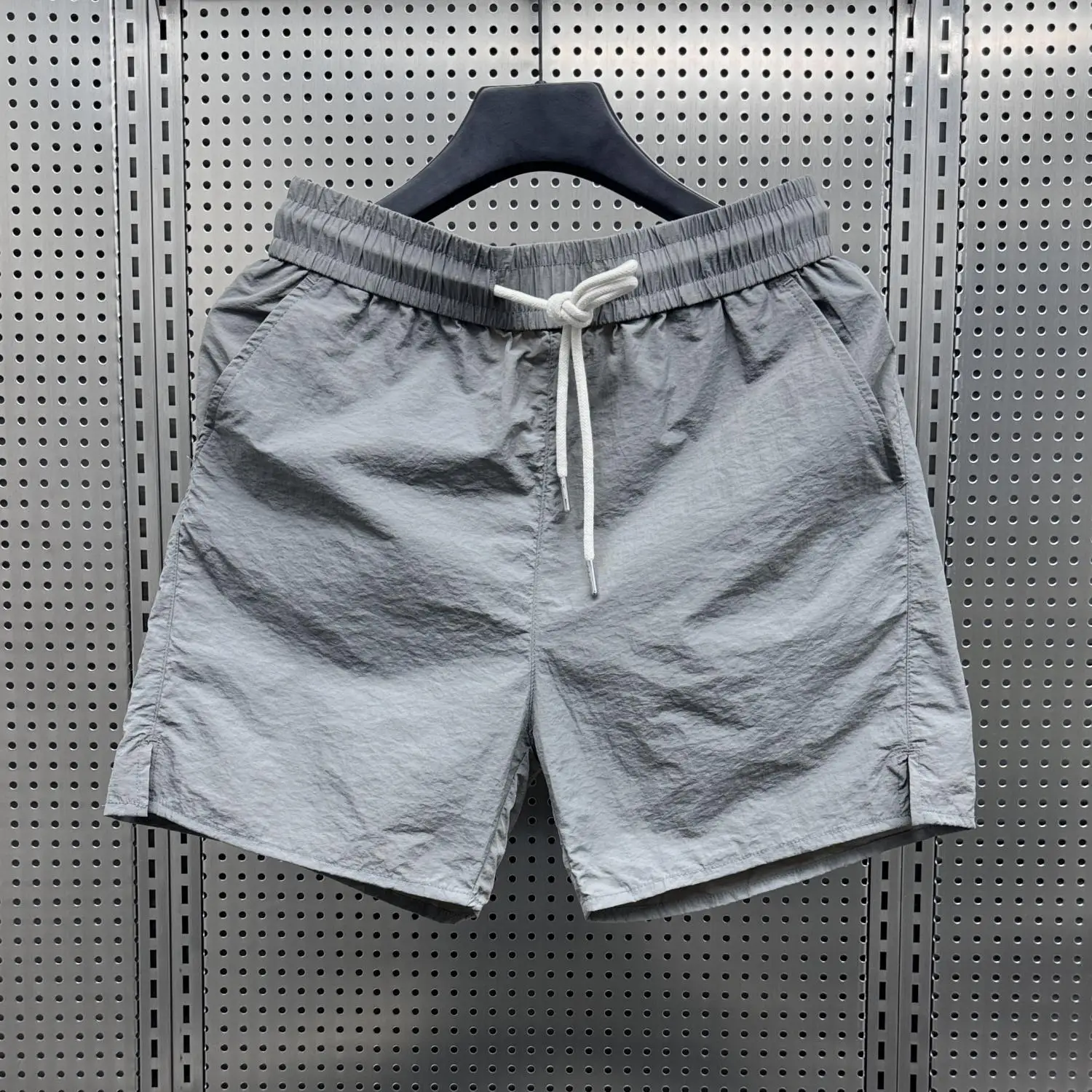 

Summer Thin Ice Silk Beach orts Casual Loose Fit Low Waist Polyester Fiber Youth Active Sle Breathable Straight Leg orts