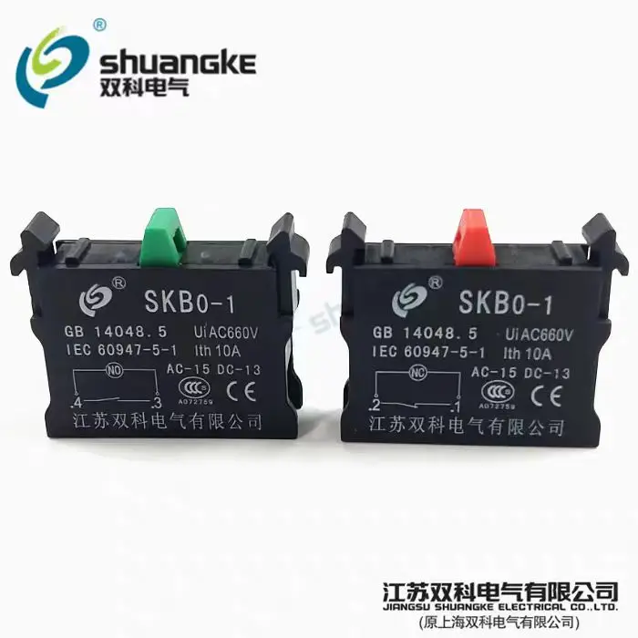 

Shuangke Push Button Contact NO NC Push Button Contact SKB0-1