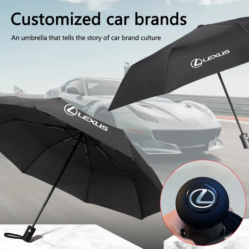 

Car Folding Umbrella Portable Automatic Sunshade For Lexus F SPORT ES ES300 GS IS GS200 LS LX570 RX300 IS250 LX NX UX RZ CT200h