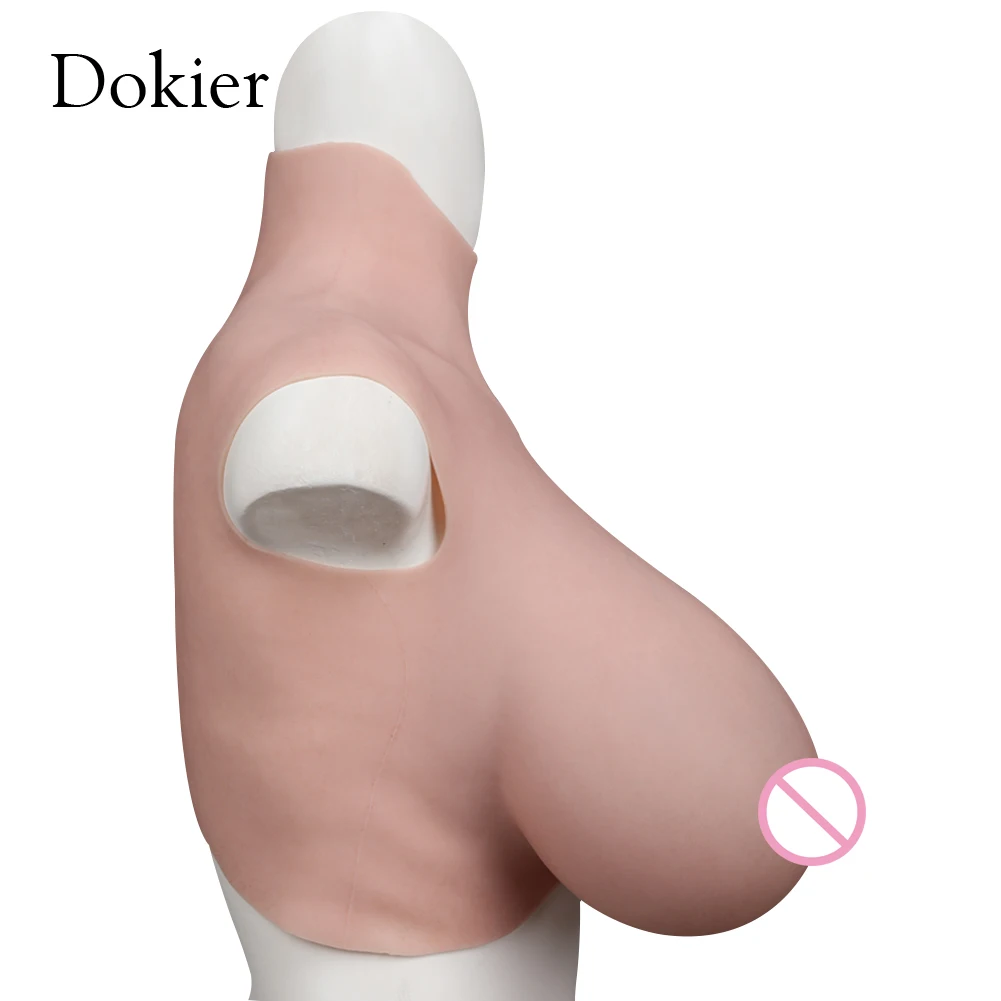 Dokier Silicone Breast Forms Breast Plates Fake Boobs For Crossdress Transgender Male to Female Drag Queen Crossdressing