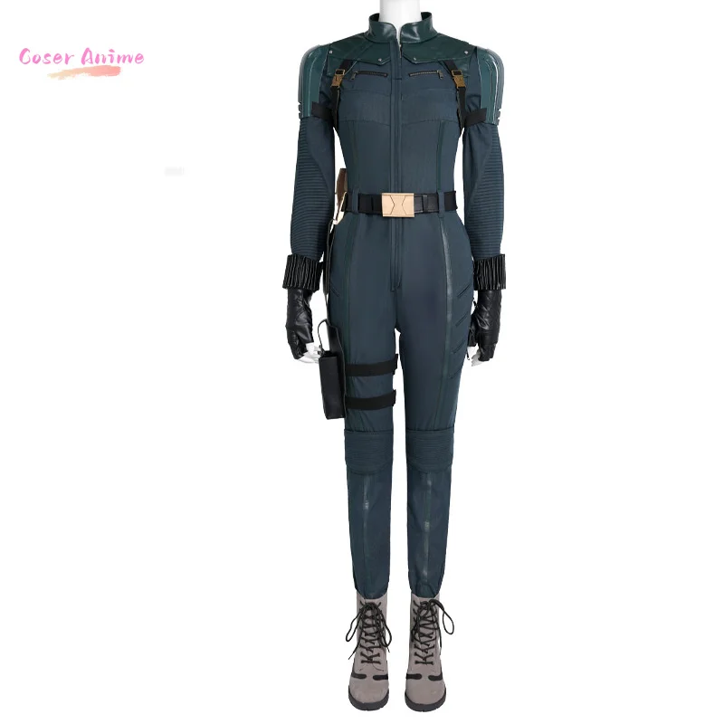 

New Yelena Belova Cosplay Costume Jumpsuits Gloves Belt Combats Suit For Women Halloween Party Outfits Custom Made