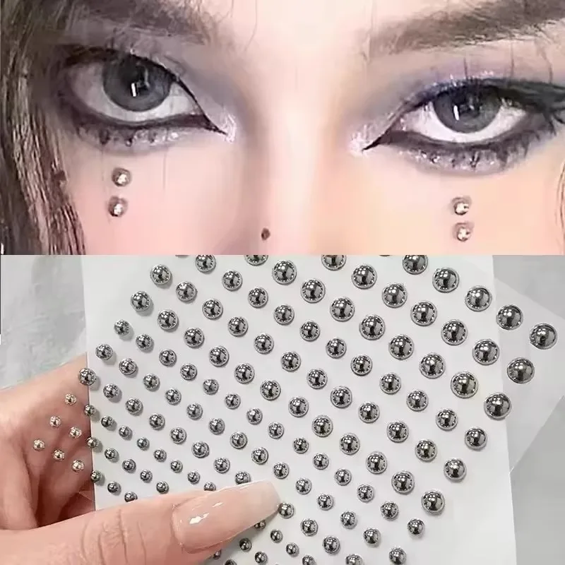 180pcs 가짜 립 네일 눈썹 코 반지 피어싱 없음 립 네일 스티커 Selfadhesive 방수 재사용 가능한 바디 배꼽 쥬얼리