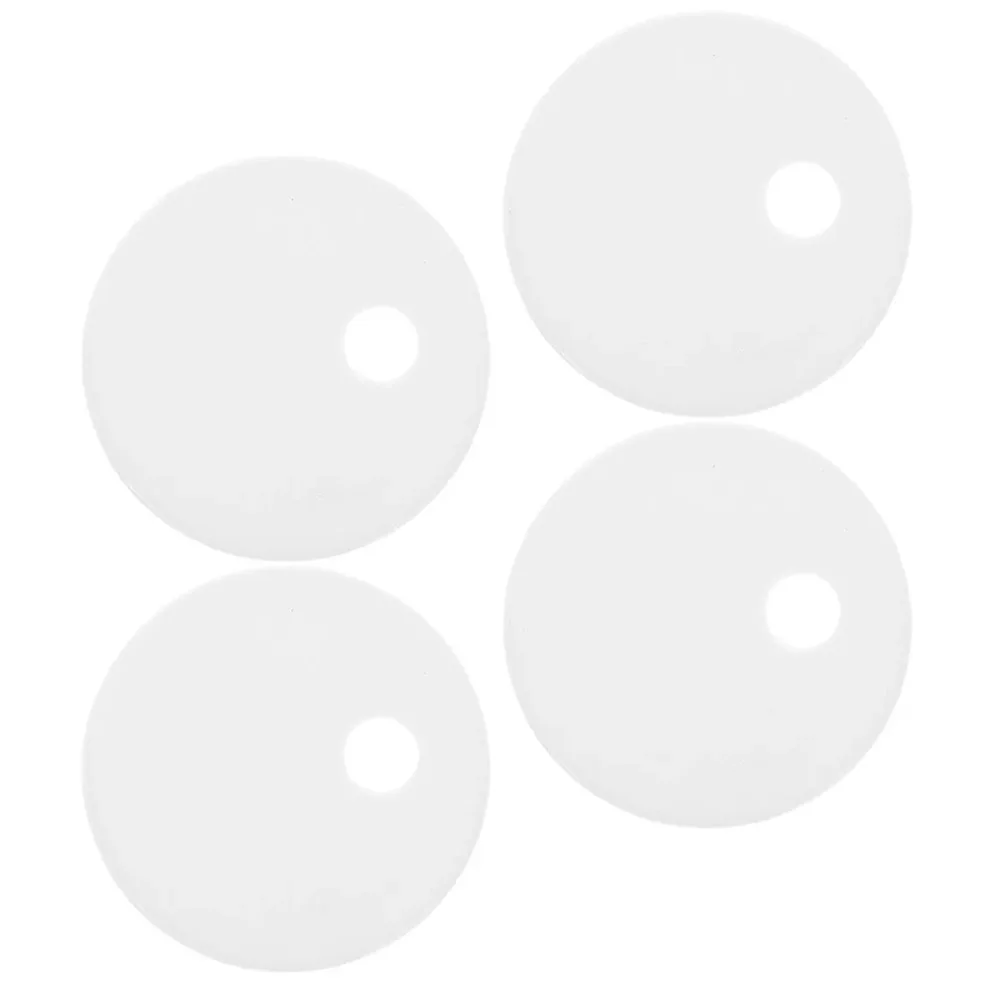 4 Pack 45mm Plastic Toilet Base Bolt Covers On Decorative Lids For Hiding Screws In Modern Bathroom Renovation Projects