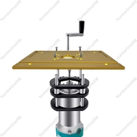 Upgrade Router Lift for 65Mm Diameter Motors,Woodworking Router Table Insert Plate Lifting Base ,Black