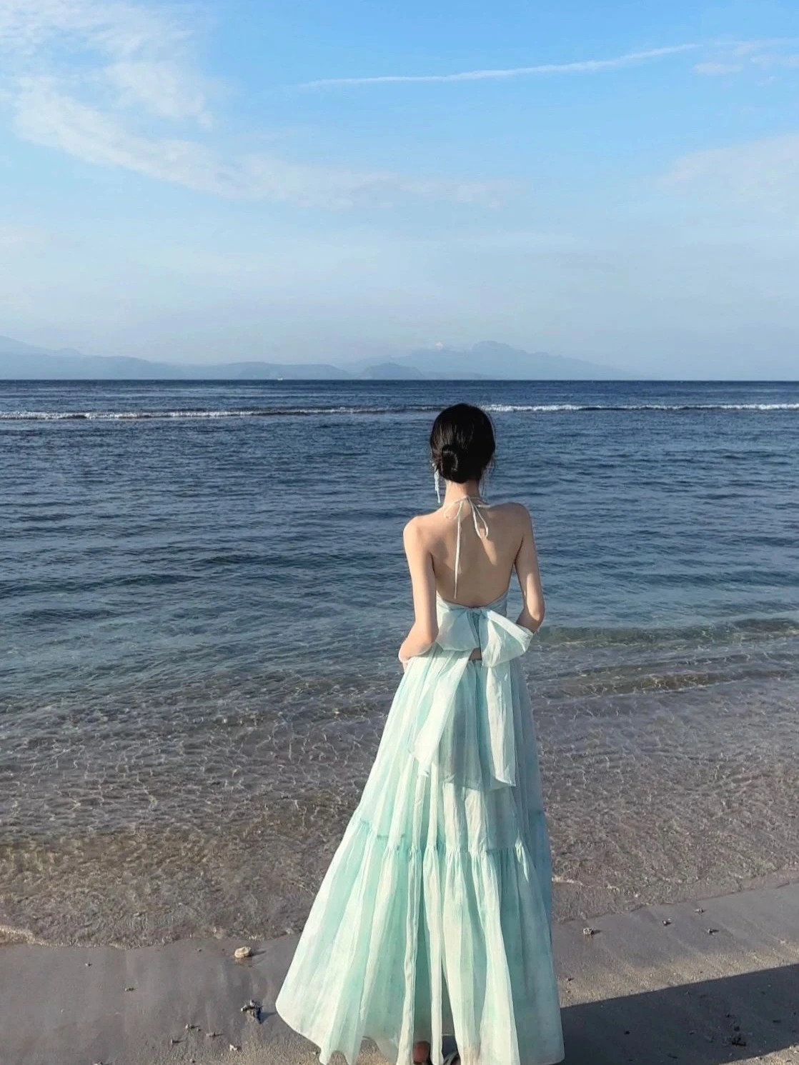 Robes femmes vacances automne hiver à manches longues moulante élasticité confortable respirant forme chaude contrôle hanche-serrant Sexy