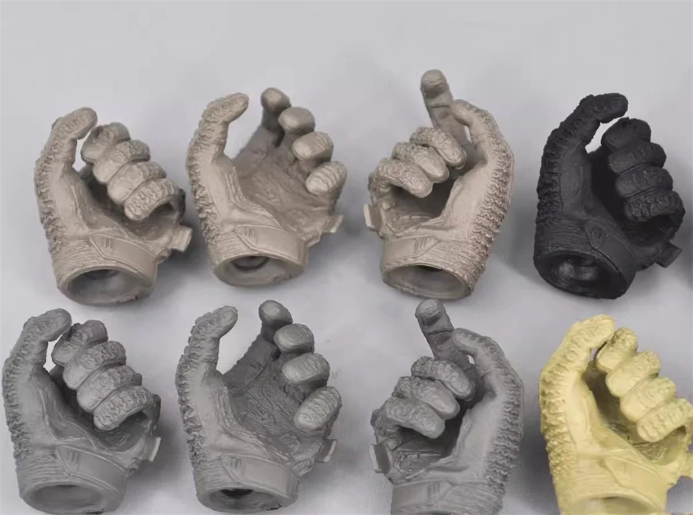 DAMTOYS DAM Ghost Soldier Series tipos de mano con guantes modelo 3 unids/set accesorios para 12 "DAM COO BD001 figura de acción muñeca DIY 1/6