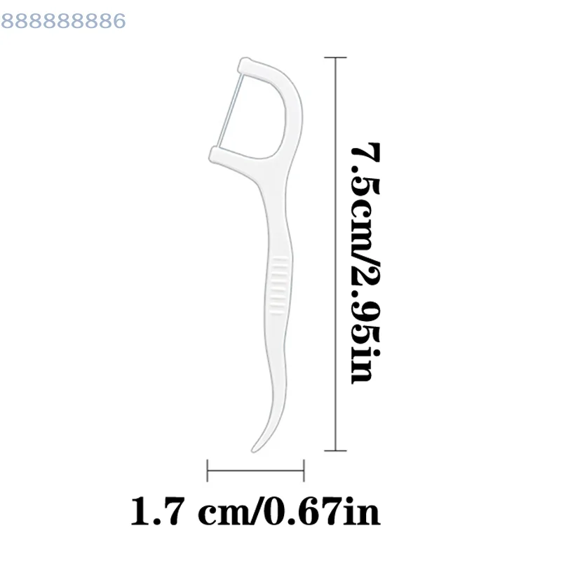 [B]100pcs/Pack Orthodontic Floss Bar Dental Bracket Steel Wire Slot Dental Floss For Orthodontic Teeth Orthodontic Floss Bar