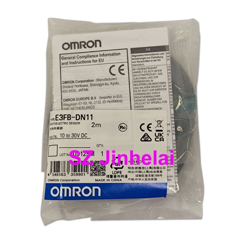 Authentieke Originele Omron 2M 10-30VDC Foto-elektrische schakelaar E3FB-DP12 DN11 DN12 RP21