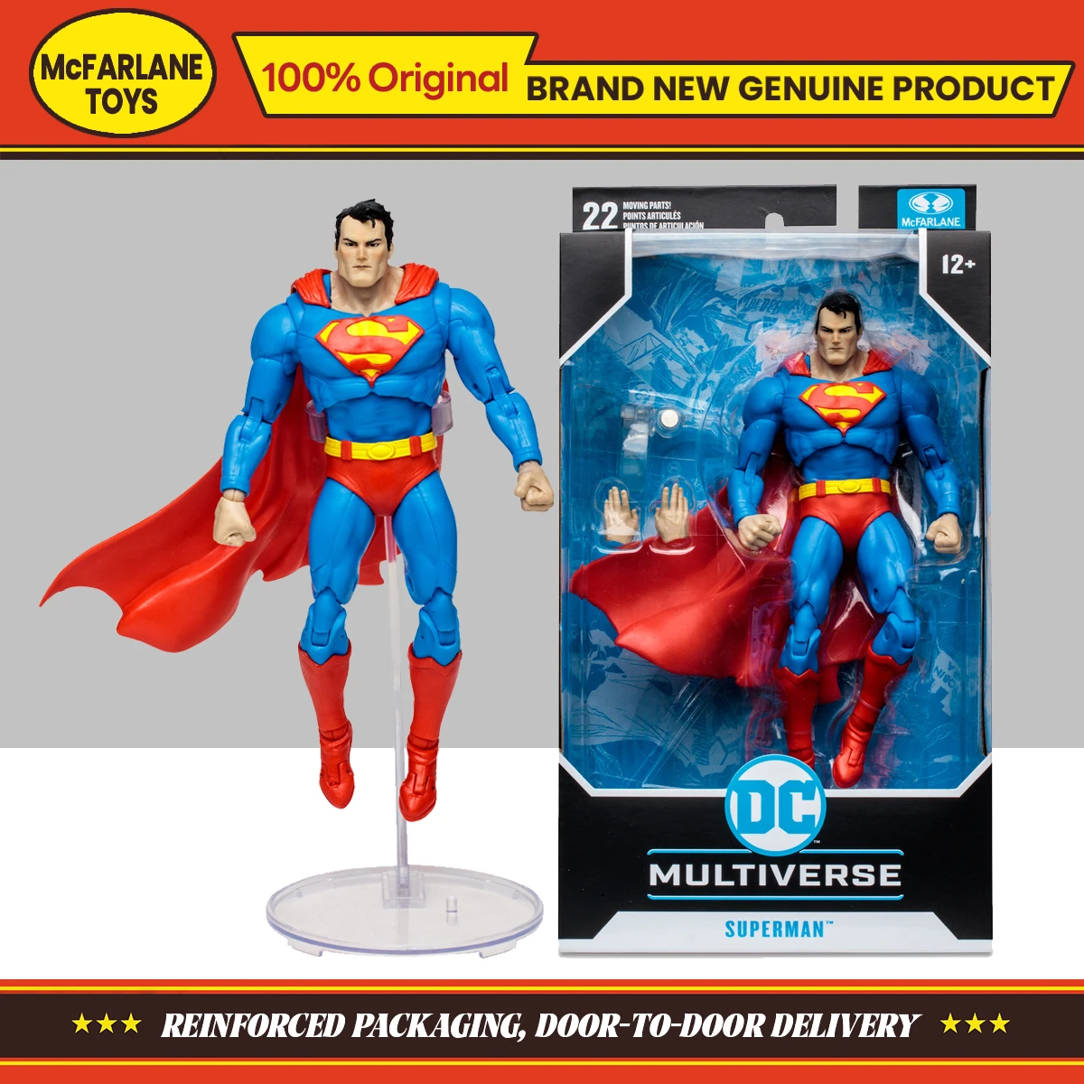 McFarlane Toys  DC Multiverse Superman (Hush) 7 inches Action Figure Collection Doll Original Model Ornament Gift