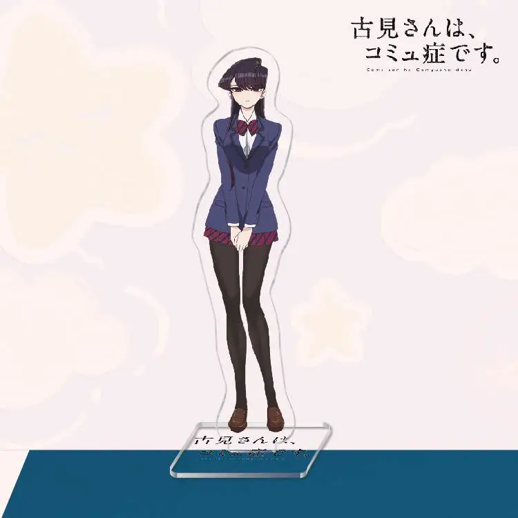 Anime Komi Shouko Acrylic Stand Model Plate Decoration Desk Figure Display Friends Girls Fun Gift Cartoon Peripheral Products