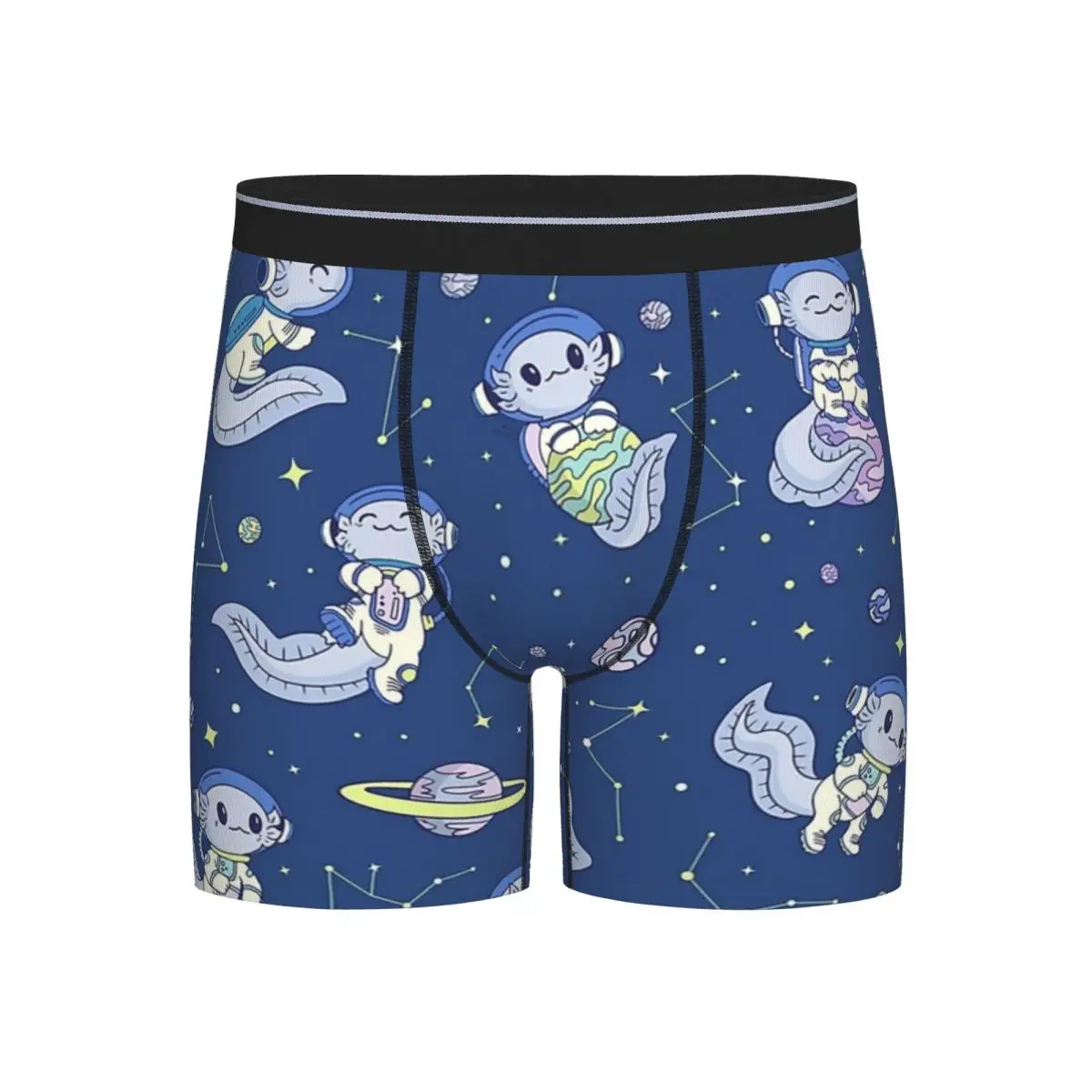 

Long Boxer Underpants Shorts Just A Girl Who Loves Axolotls Space Panties Men's Soft Underwear for Homme Man Boyfriend Gift