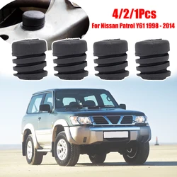 Car Bonnet Bumper Stopper Grommet Mount Sleeve Hood Cushion Insulator Rubber Buffer For Nissan Patrol Y61 1998 -2009 2012 2014