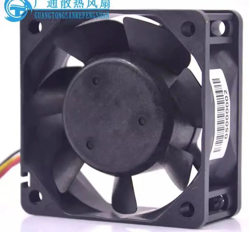 SANYO DENKI 109R0612P4J07 DC 12V 0.47A 60x60x25mm 4-Wire Server Cooling Fan