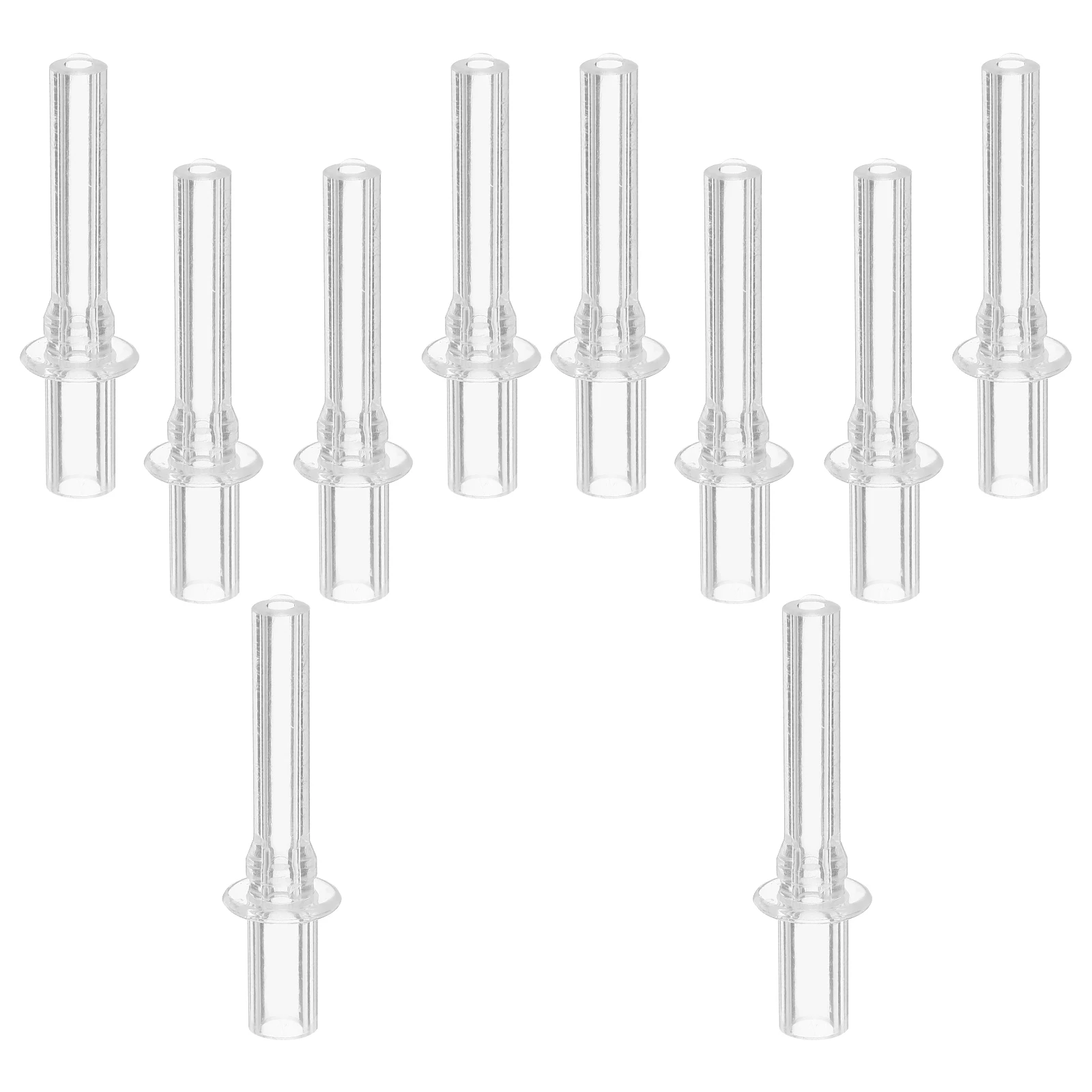 

10 Pcs Silicone Nozzle Tip 's Drinking Cup Bendable Straws Silica Gel Detachable