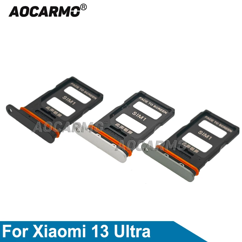

Aocarmo для Xiaomi 13Ultra 13Lite 13U держатель SIM-карты слот для SIM-карты запасная часть