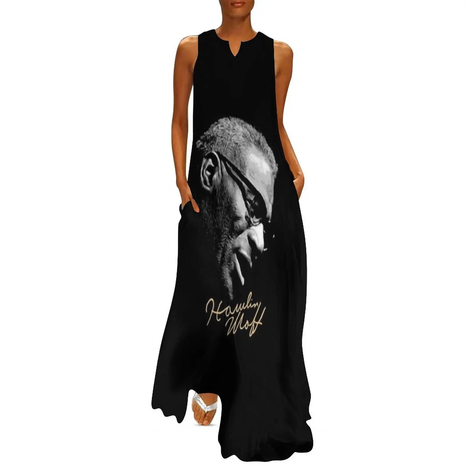 

Top Selling Chicago Blues Lover Gift Long Dress womans clothing evening dress ladies Aesthetic clothing