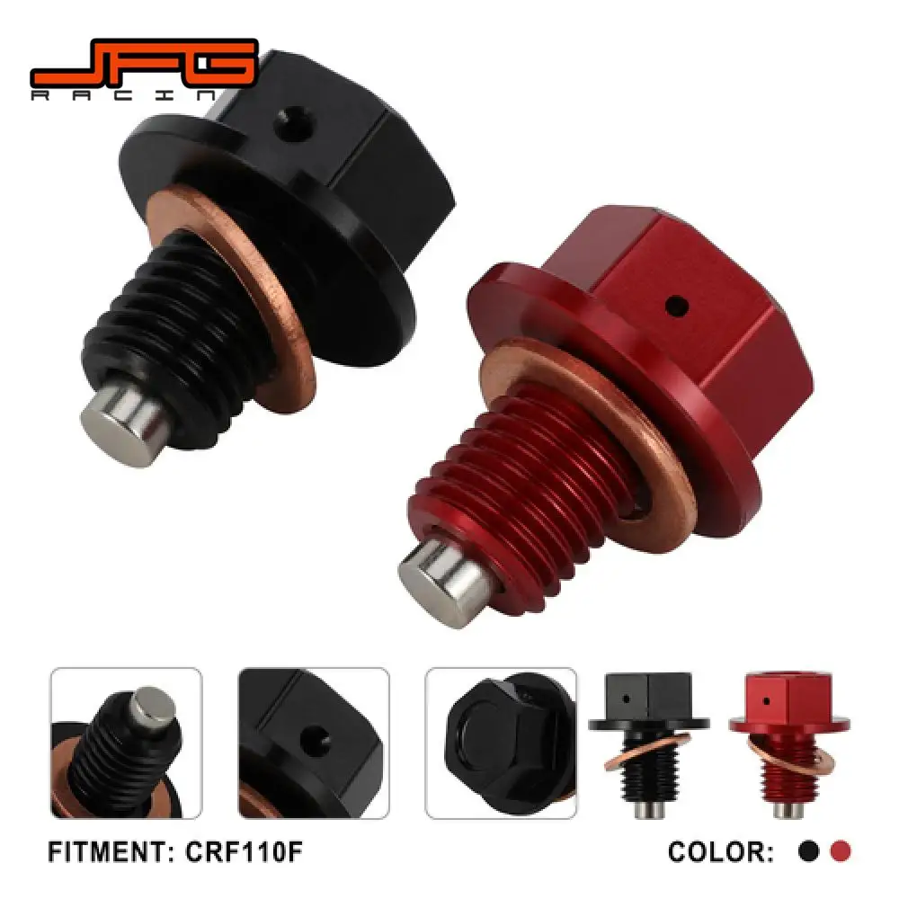 

Motorcycle CNC Aluminum Oil Drain Plug Bolt Screw For Honda CRF110F CRF 110F Pit Dirt Bike Motorcycles Accessories