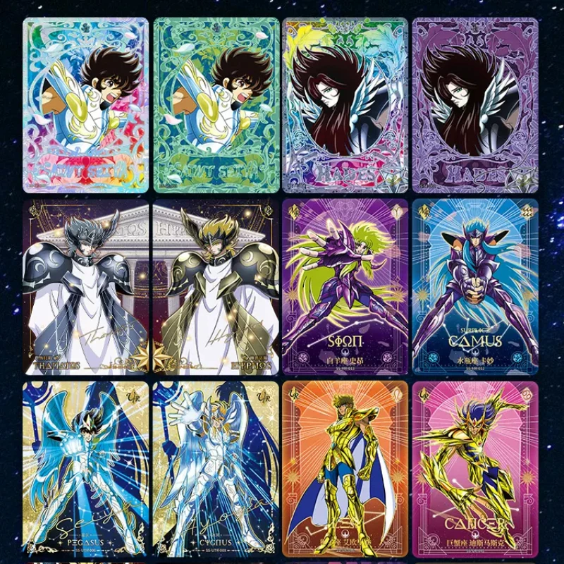 KAYOU Saint Seiya Cards Shroud Awakening Collection Card First Second Shot  Anime Rare Limited SE BP Collectible Card Kids Toys