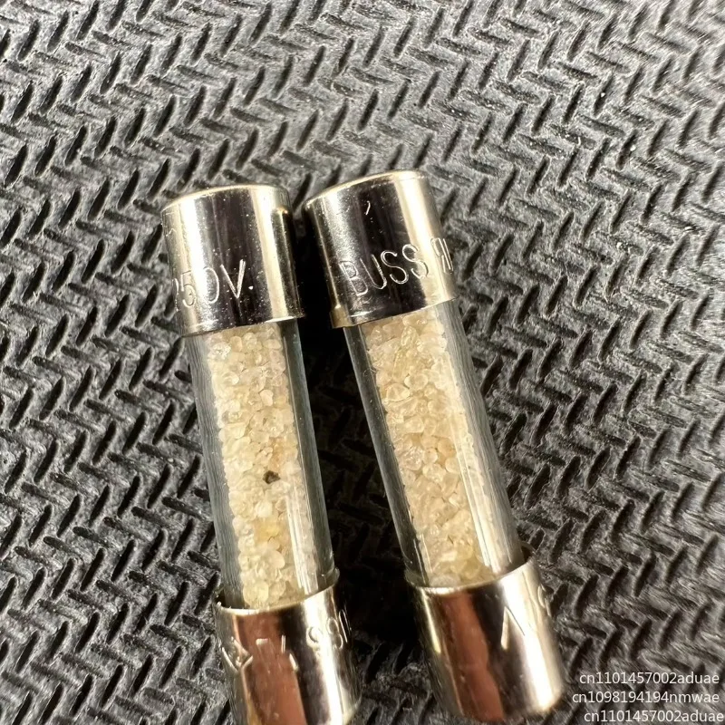 10pcs T15AL250V fuse tube 5 * 20MM glass explosion-proof sand filled BUSS S506 slow melting delay with feet