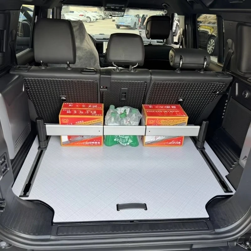 Multifunctional Trunk Floor Mat and Cargo Barrier Device