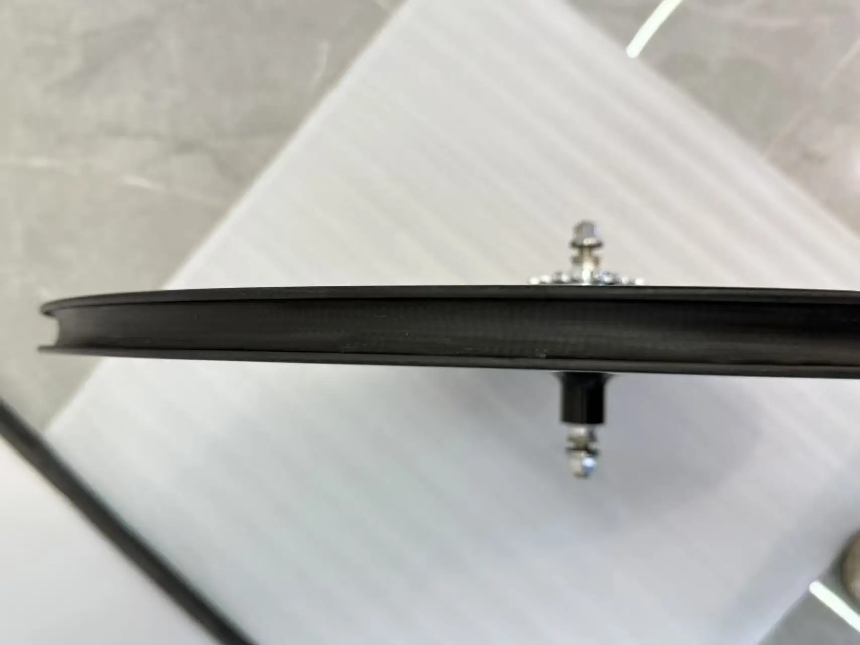 700C ألياف الكربون الطريق/المسار/العتاد الثابت دراجة عجلة قرصية خلفية حافة/فرامل قرصية 25/28 مللي متر واسعة 3K أنبوبي/أنبوبي