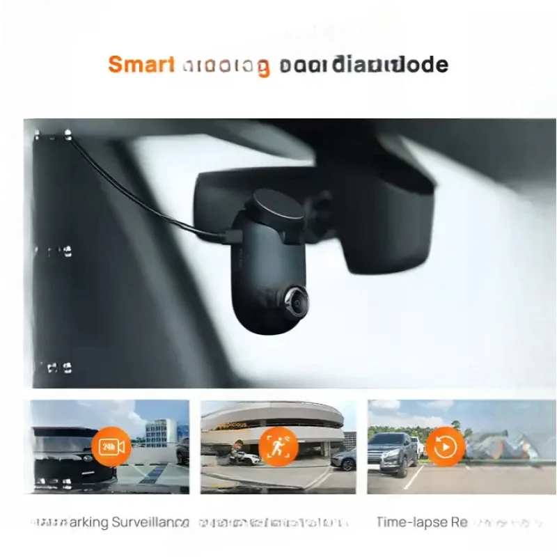 X200 Camera 24H Parking Monitor EMMC Storage AI 70Mai Dash Cam Omni X200 360 Full View Built-In GPS ADAS 70Mai Car DVR