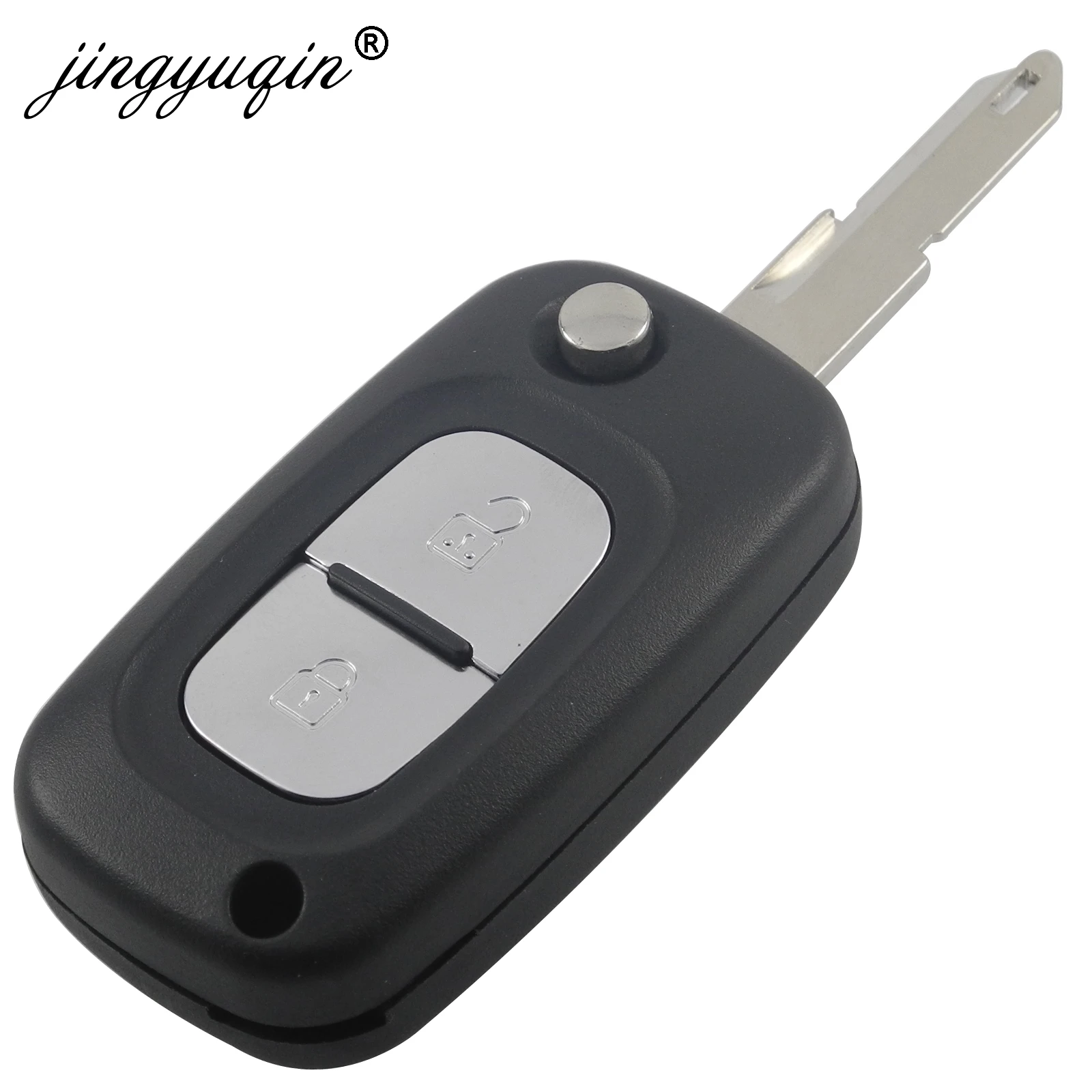 jingyuqin 2/3 przyciski Flip Car Remote Key Case Fob Shell dla Renault Fluence Clio /Megane /Kangoo Modus VA2/HU83/Ne72 Blade