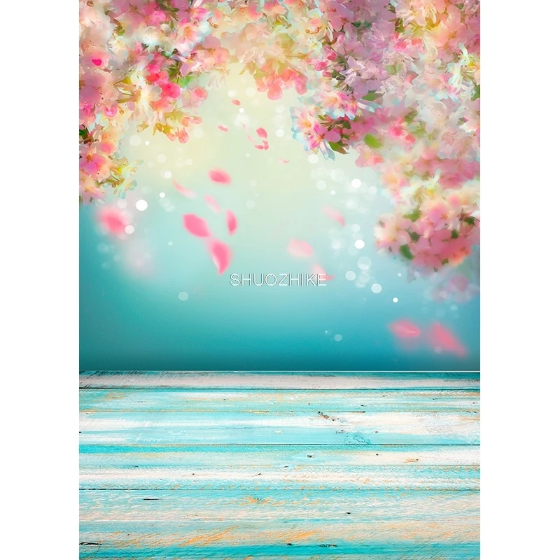 Tablones de madera y suelo de colores sólidos, accesorios de fotografía, luces y sombras deslumbrantes, WP-03 de fondo para retrato