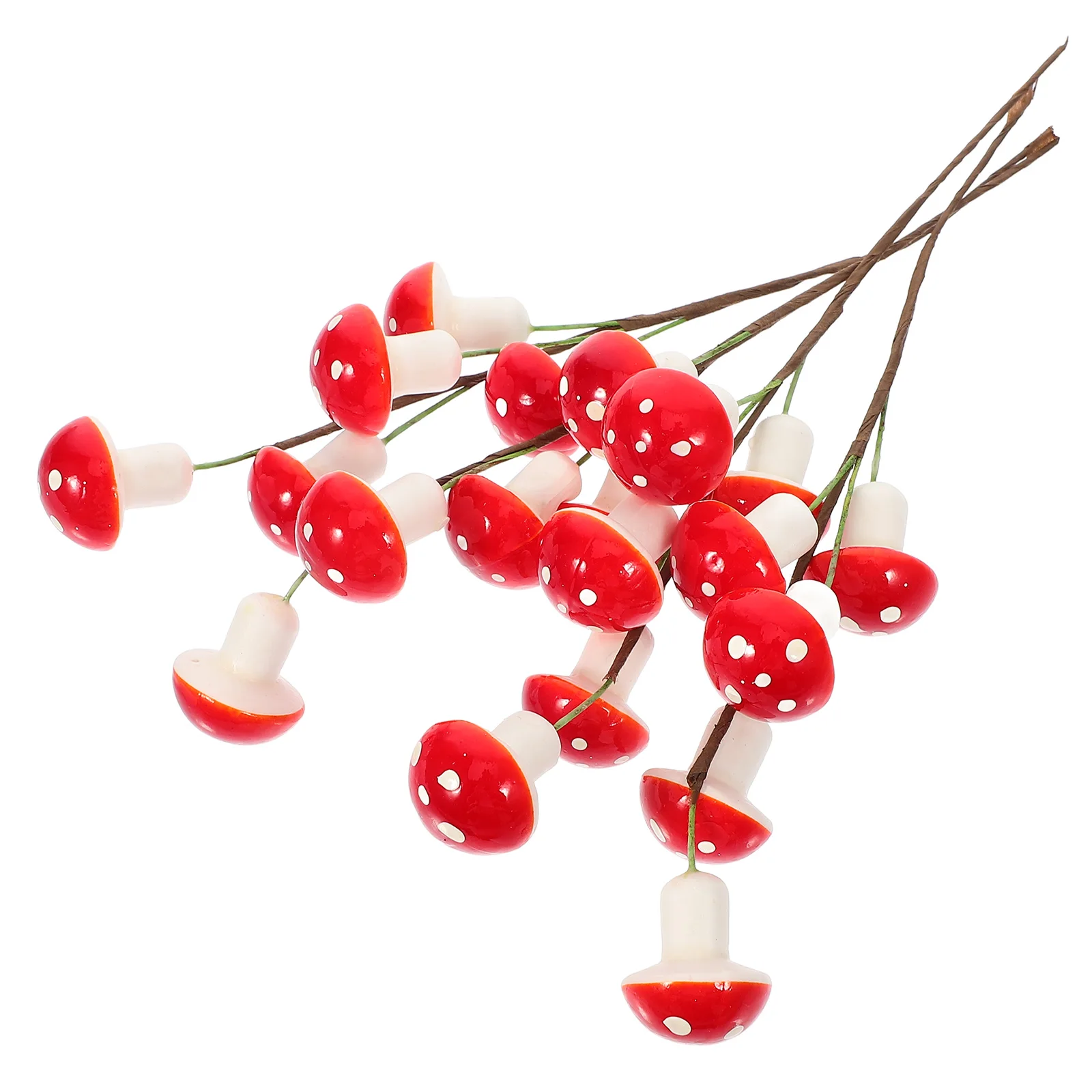 

4 Pcs Artificial Simulated Mushroom Decoration Mushrooms Foam Fairy Garden Miniature