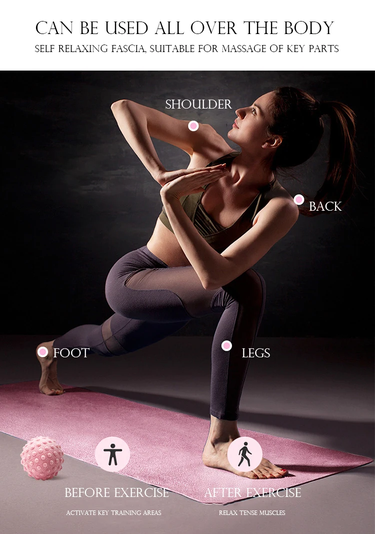 Massage Ball Foot Massager Body Fascia Muscle Relaxation legs Hand legs Massage Roller Yoga Fitness Health Care Tool