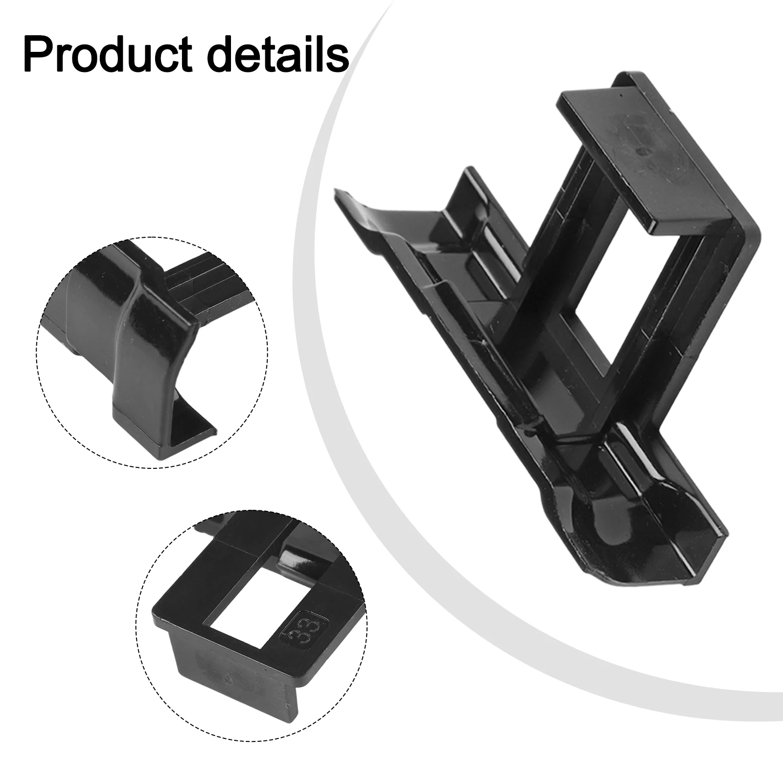 PV Modules Clips Solar Panel Clips Water Management For Solar Panels Polymer Material 20pcs Solar Panel Cleaning Clips Set